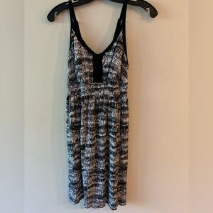 Simon Chang Black and White S/M Dress